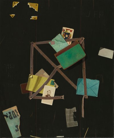 Kartenständer mit Herzbube, um 1895 von John Frederick Peto