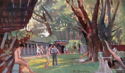 Die Badehütten, oder "Parsons