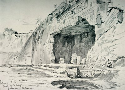 Die sogenannten Königsgräber, 1902 von John Fulleylove