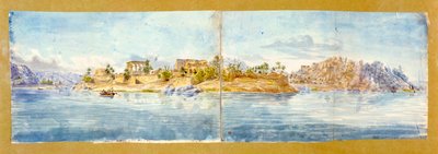 Landschaft, Ägypten, 19. Jahrhundert von John Gardner Wilkinson