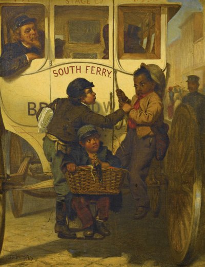 Farbige Menschen nicht auf dieser Linie erlaubt, 1863 von John George Brown