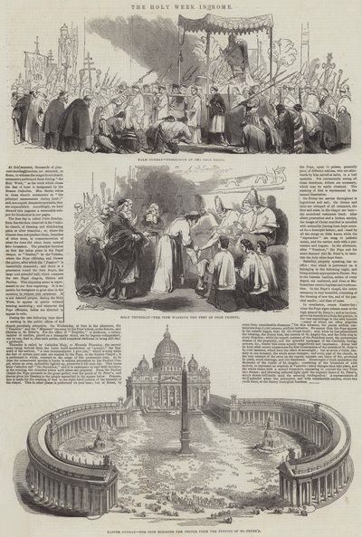 Die Karwoche in Rom von John Gilbert