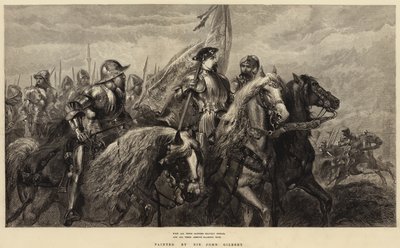 Mit all ihren Bannern mutig entfaltet und all ihrer Rüstung hoch blitzend von John Gilbert