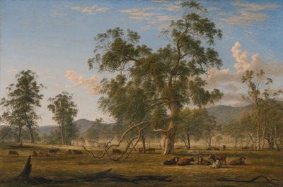 Patterdale Landschaft mit Vieh von John Glover