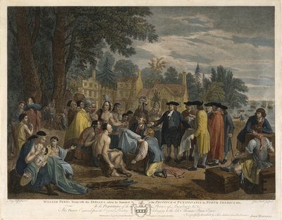 William Penns Vertrag mit den Indianern, 1775 von John Hall