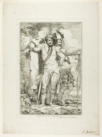 Banditen auf der Lauer von John Hamilton Mortimer