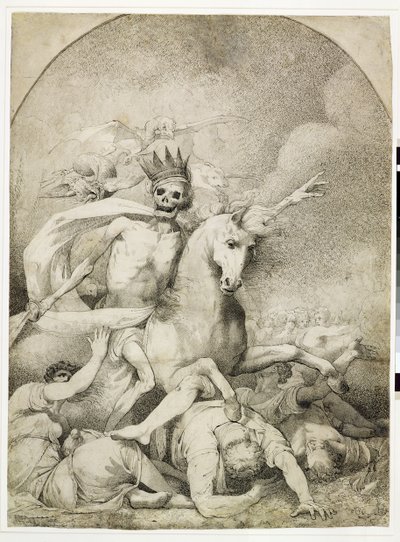Der Tod auf einem fahlen Pferd von John Hamilton Mortimer