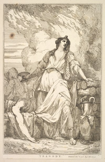 Tragödie aus Fünfzehn Radierungen Sir Joshua Reynolds gewidmet von John Hamilton Mortimer