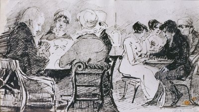 Karten und Schach, 1815 von John Harden