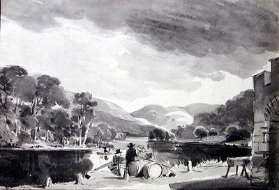 Landschaft mit einem See von John Harden