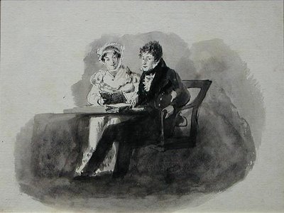 Mann und Frau beim Lesen von John Harden