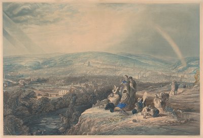 Panoramablick auf Sheffield von John Harris