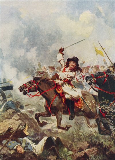 Friedrich Wilhelm, der Große Kurfürst, bei Fehrbellin von John Harris Valda