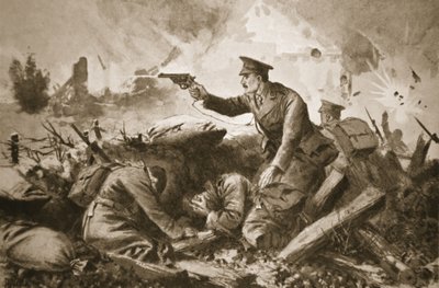 Leutnant Neame hält den Feind zurück und rettet verwundete Männer von John Harris Valda
