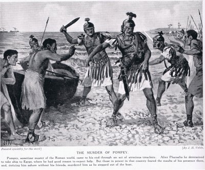 Die Ermordung von Pompeius von John Harris Valda