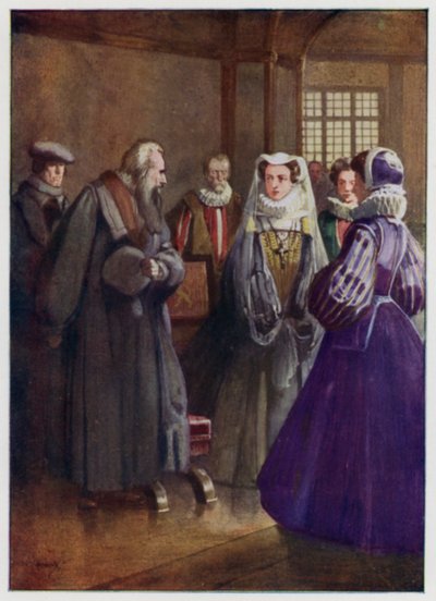 Presbyterianischer Reformator John Knox trifft Maria Stuart von John Hassall