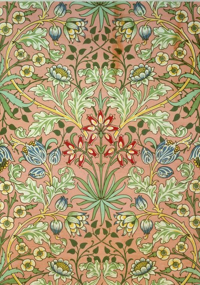 Hyazinthen-Tapete, entworfen für Morris and Company von John Henry Dearle