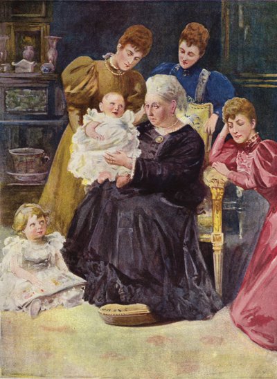 Charakter von Königin Victoria: Einfachheit (Farblithografie) von John Henry Frederick (after) Bacon