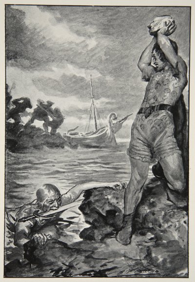 Thorbion hob den riesigen Stein, aus 