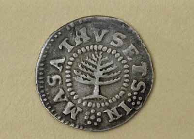 Pine Tree Shilling, 1667-1682 von John Hull