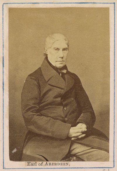 [George Hamilton Gordon, 4. Earl of Aberdeen] von John Jabez Edwin Mayall