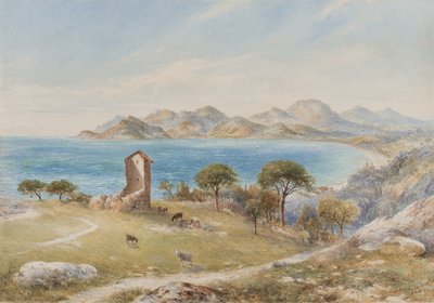 Blick auf die Esterelles-Berge von Cannes von John Jessop Hardwick