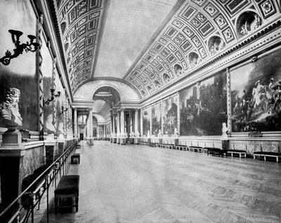 Galerie der Schlachten, Versailles, Frankreich, 1893 von John L. Stoddard