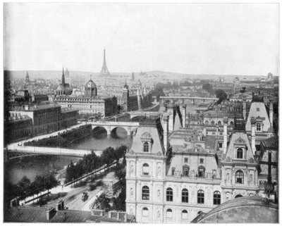 Panorama von Paris, Frankreich, Ende des 19. Jahrhunderts von John L. Stoddard