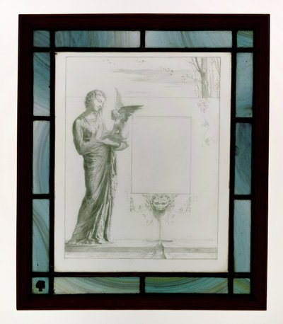 Dies war ein Zweig, an dem der Vogel hing von John La Farge