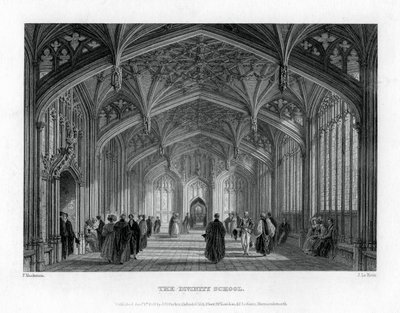 Die Theologieschule, Oxford, 1837 von John Le Keux