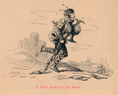 Ein Däne sichert seine Beute, um 1860 von John Leech