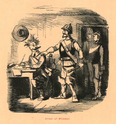 Verhaftung von Wildman, 1897 von John Leech