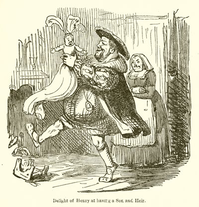 Freude von Henry, einen Sohn und Erben zu haben von John Leech