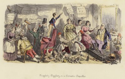 Kuddelmuddel, oder eine häusliche Republik von John Leech