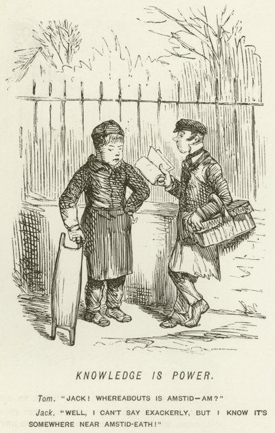 Wissen ist Macht von John Leech