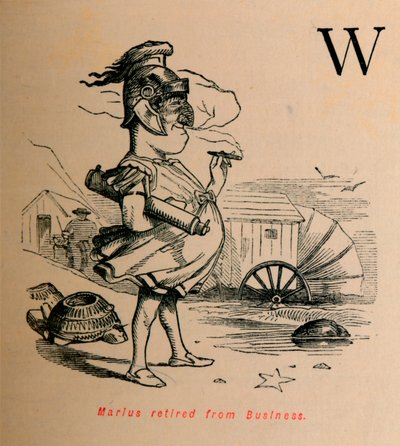 Marius zog sich aus dem Geschäft zurück, 1852 von John Leech