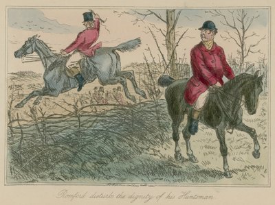 Romford stört die Würde seines Jägers von John Leech