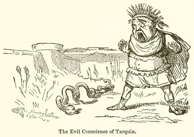 Das böse Gewissen des Tarquin von John Leech