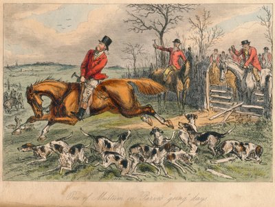 Einer von Multum in Parvos geht Tage, 1865 von John Leech and Hablot Knight Browne