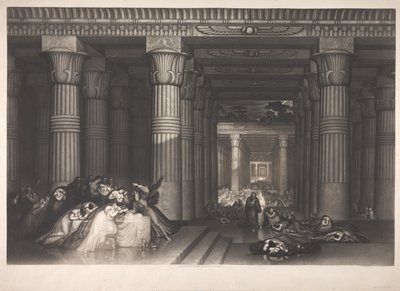 Tod des Erstgeborenen von John Martin
