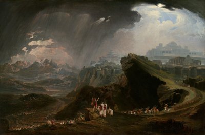 Josua befiehlt der Sonne, über Gibeon stillzustehen von John Martin