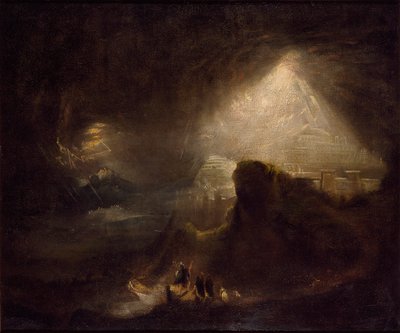 Josua befiehlt der Sonne stillzustehen, um 1822 von John Martin