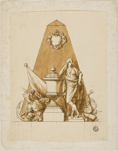 Nicht ausgeführter Entwurf für das Denkmal des ersten Herzogs von Marlborough von John Michael Rysbrack