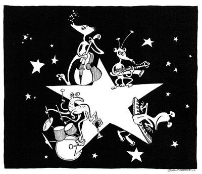 Alien All-Stars Karikatur von John Minnion von John Minnion