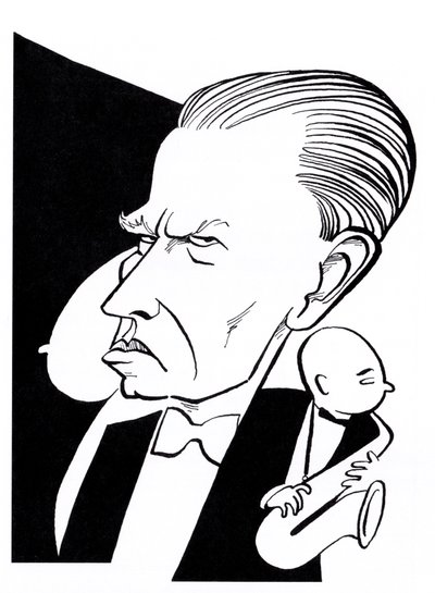 Otto Dix, Karikatur von John Minnion