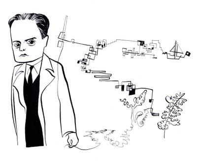 Paul Klee - Karikatur von John Minnion