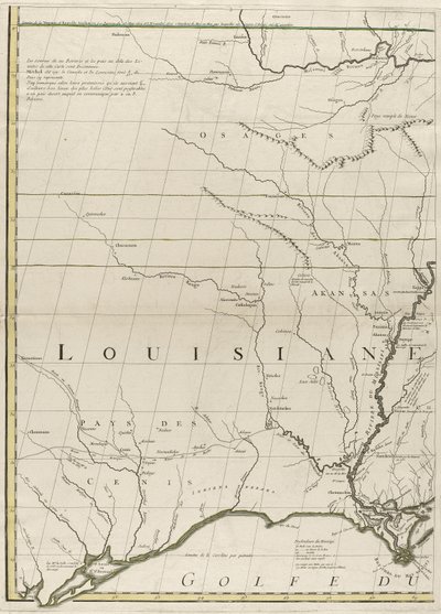 Karte der britischen und französischen Herrschaftsgebiete in Amerika, 1756 von John Mitchell