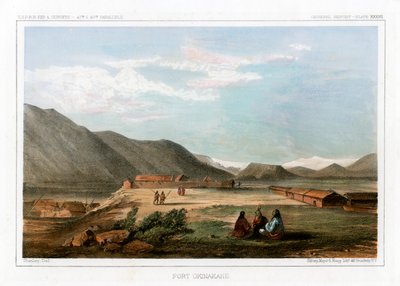 Fort Okinakane, USA, 1856 von John Mix Stanley