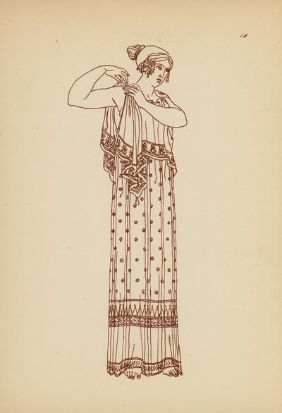 Antikes griechisches Frauenkostüm von John Moyr Smith