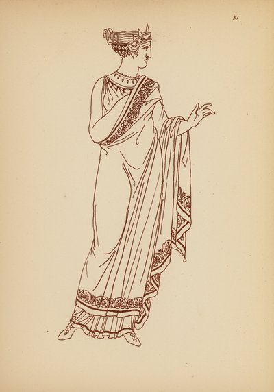 Antikes griechisches Frauenkostüm von John Moyr Smith